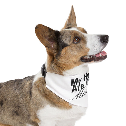 Wedding Announcement Pet Bandana Collar - 'My Humans Are Getting Married!'