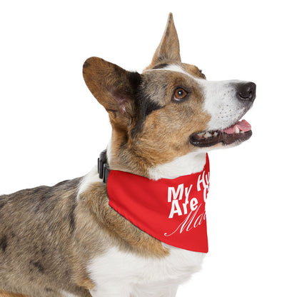 Wedding Announcement Pet Bandana Collar - 'My Humans Are Getting Married!'