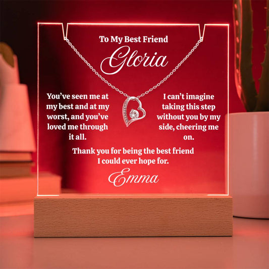 Personalized Bridal Gift for Maid of Honor Bestie - My Wedding Journey
