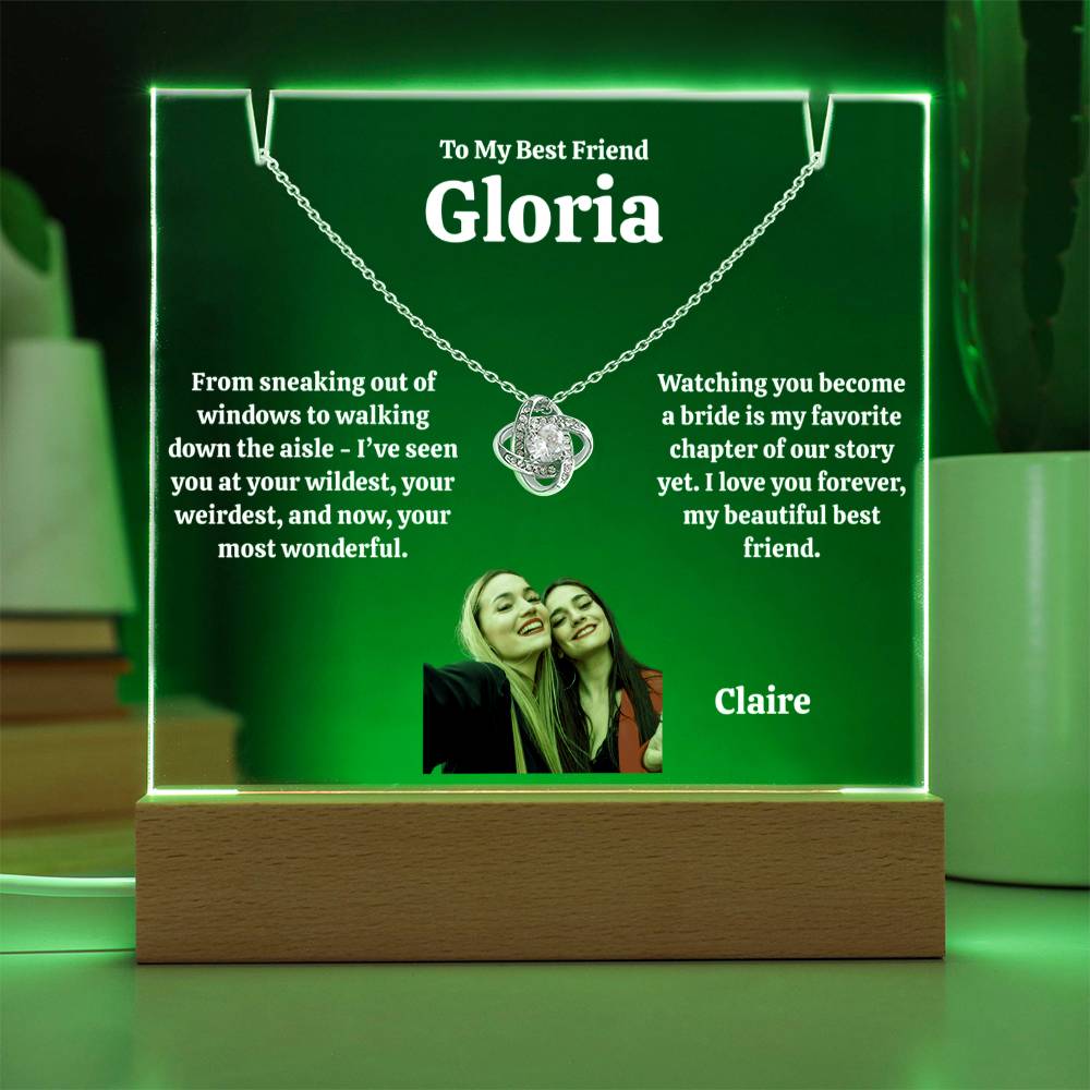 Personalized Bridesmaid to Bride Gift Set - My Wedding Journey