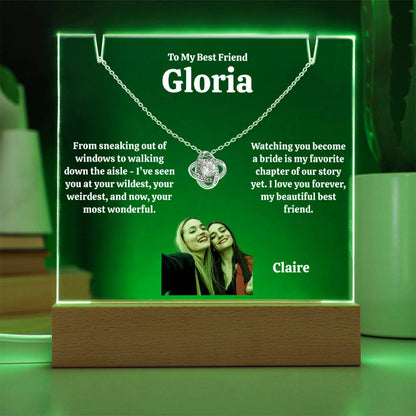 Personalized Bridesmaid to Bride Gift Set - My Wedding Journey