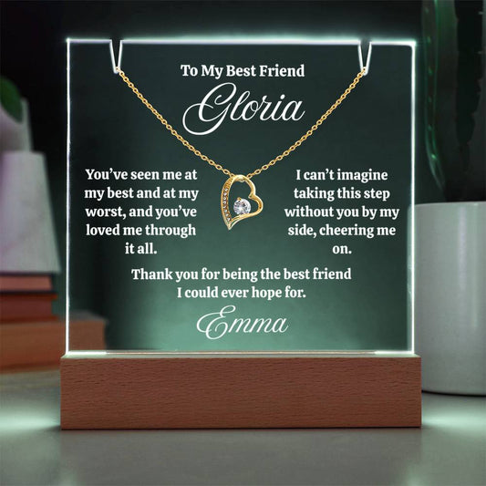 Personalized Bridal Gift for Maid of Honor Bestie - My Wedding Journey
