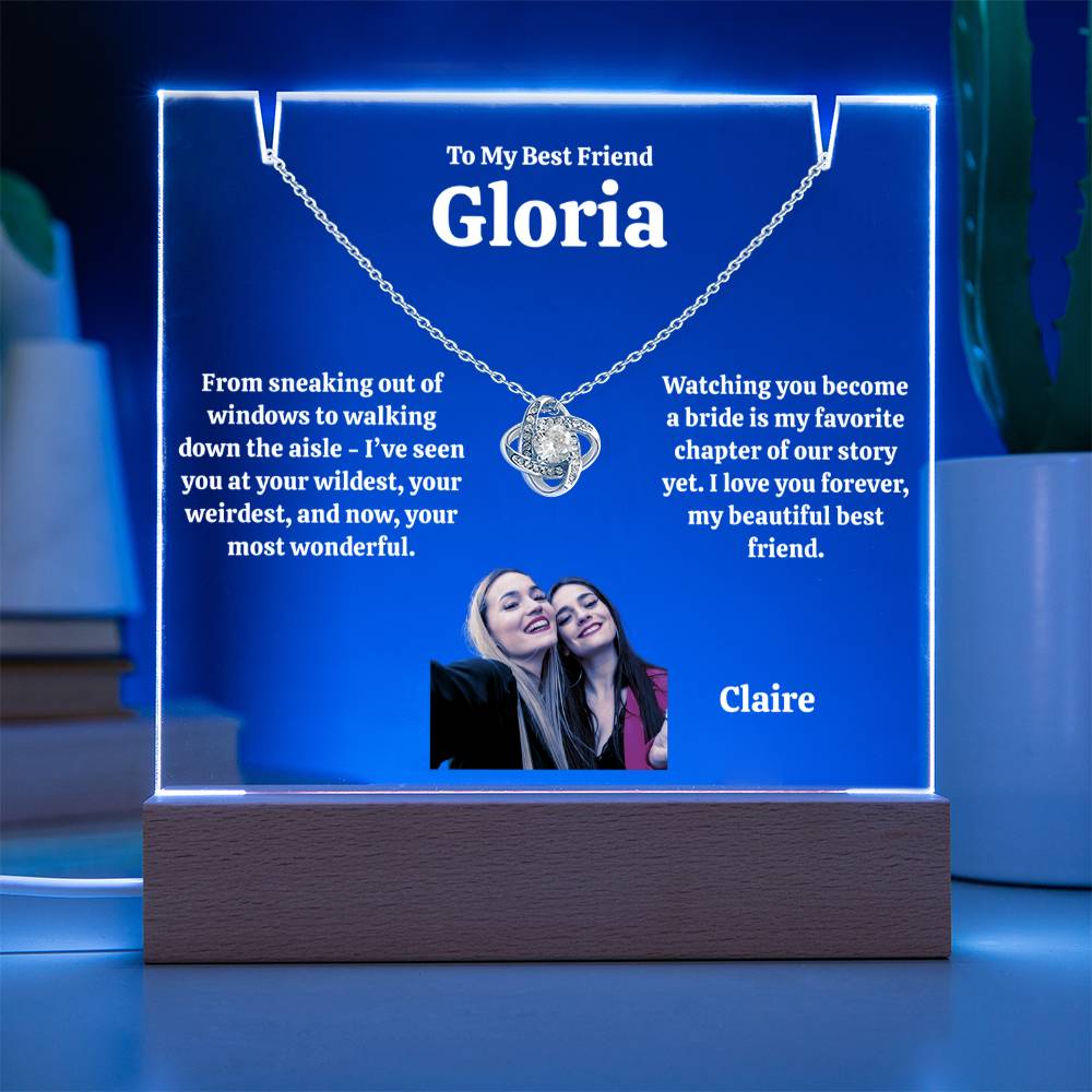 Personalized Bridesmaid to Bride Gift Set - My Wedding Journey