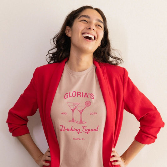 Bride & Bridesmaids Bachelorette Party Matching Shirts - My Wedding Journey