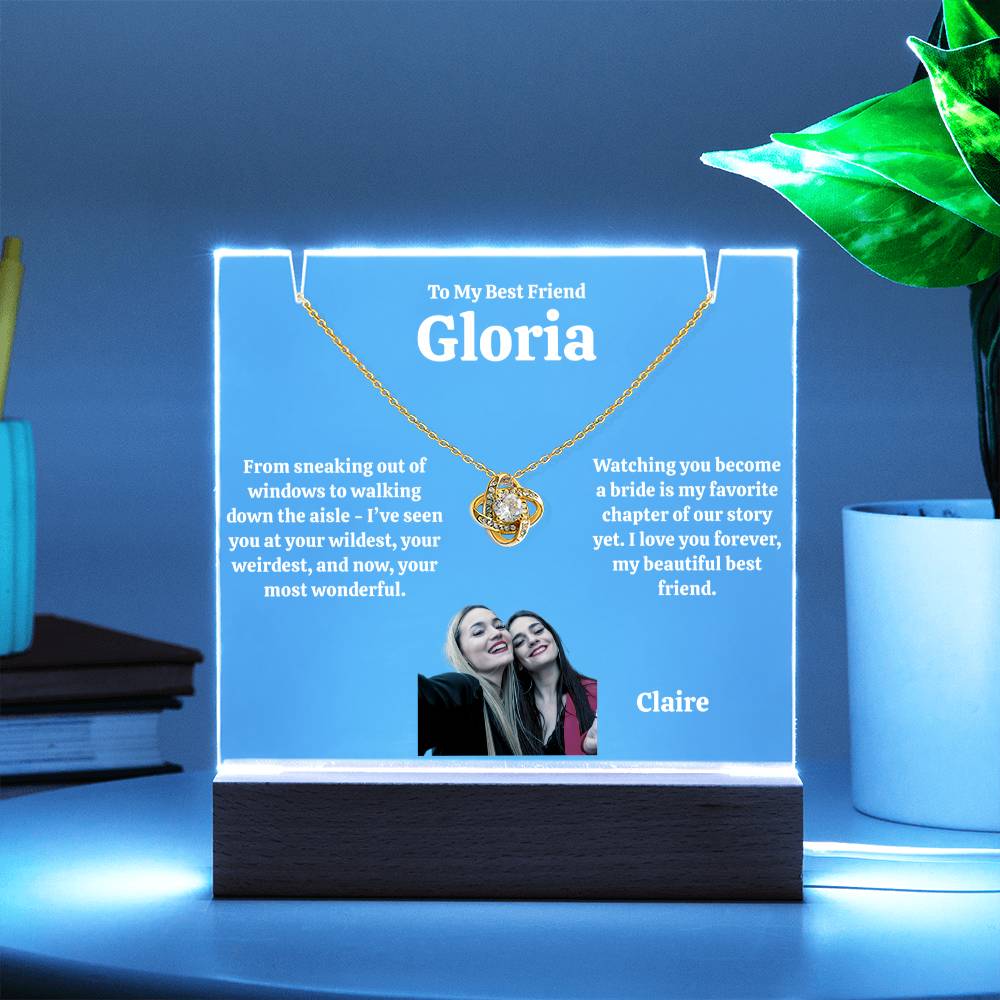 Personalized Bridesmaid to Bride Gift Set - My Wedding Journey