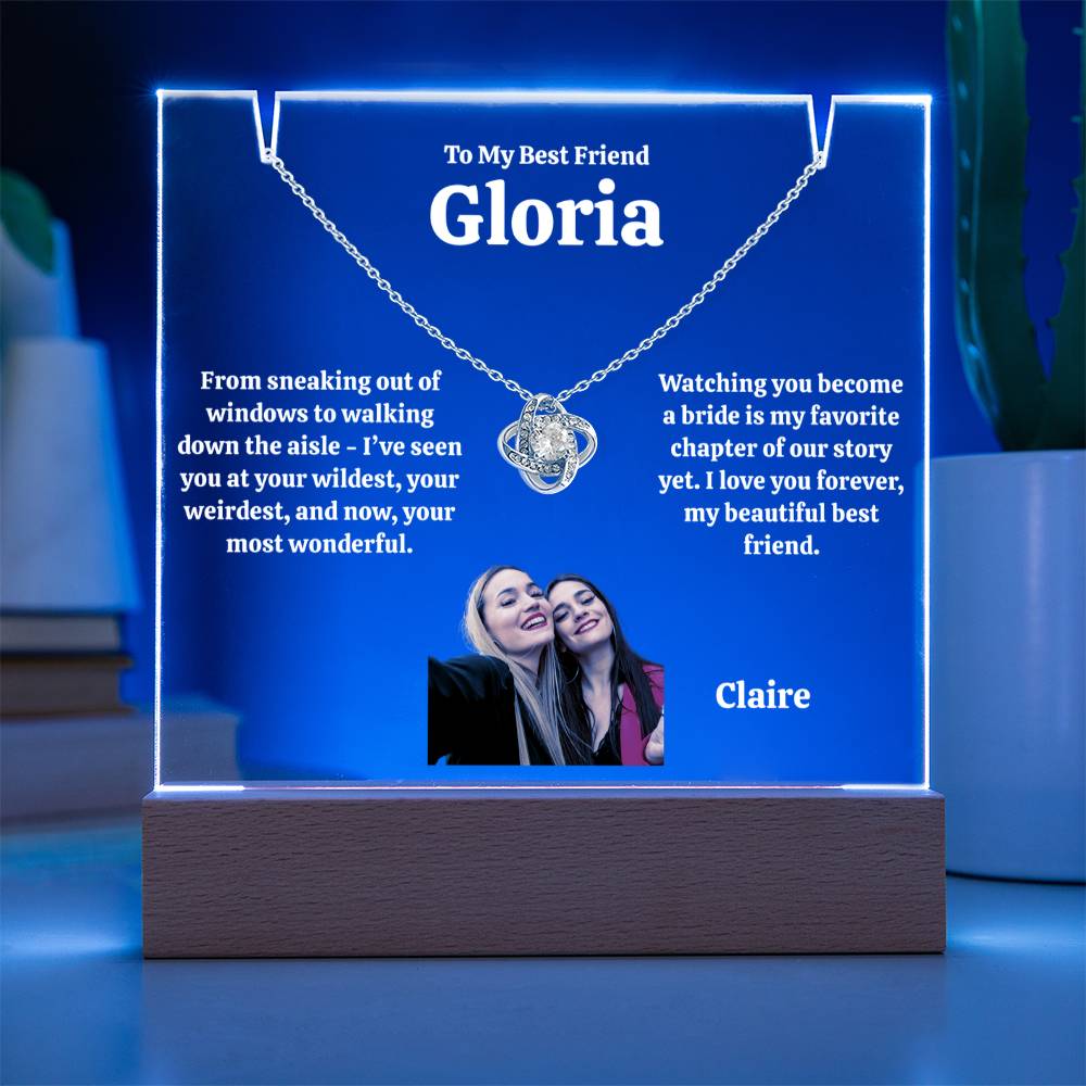 Personalized Bridesmaid to Bride Gift Set - My Wedding Journey