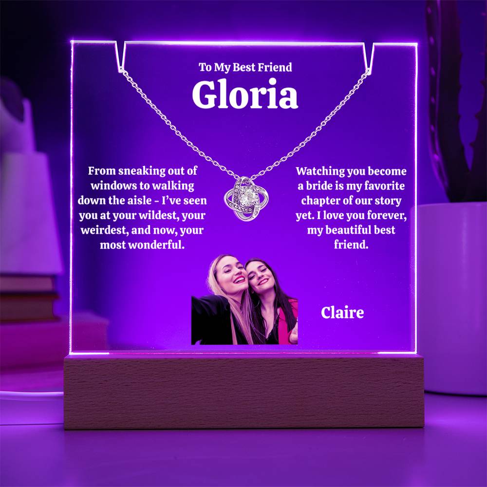 Personalized Bridesmaid to Bride Gift Set - My Wedding Journey